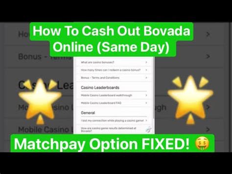 bovada cash out options.